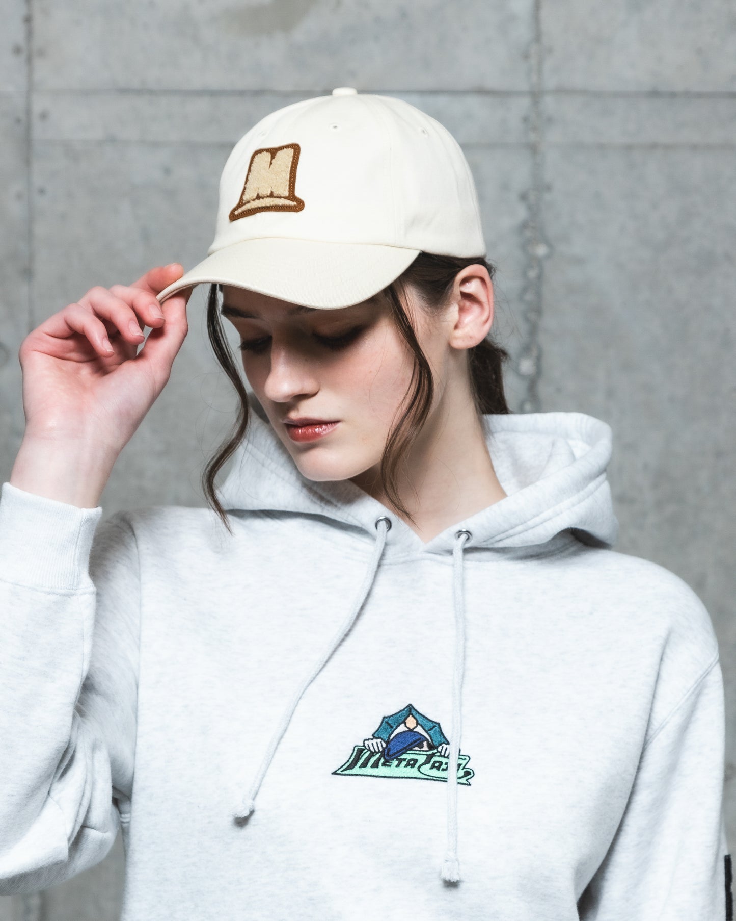 META TAXIキャップ ライトベージュ