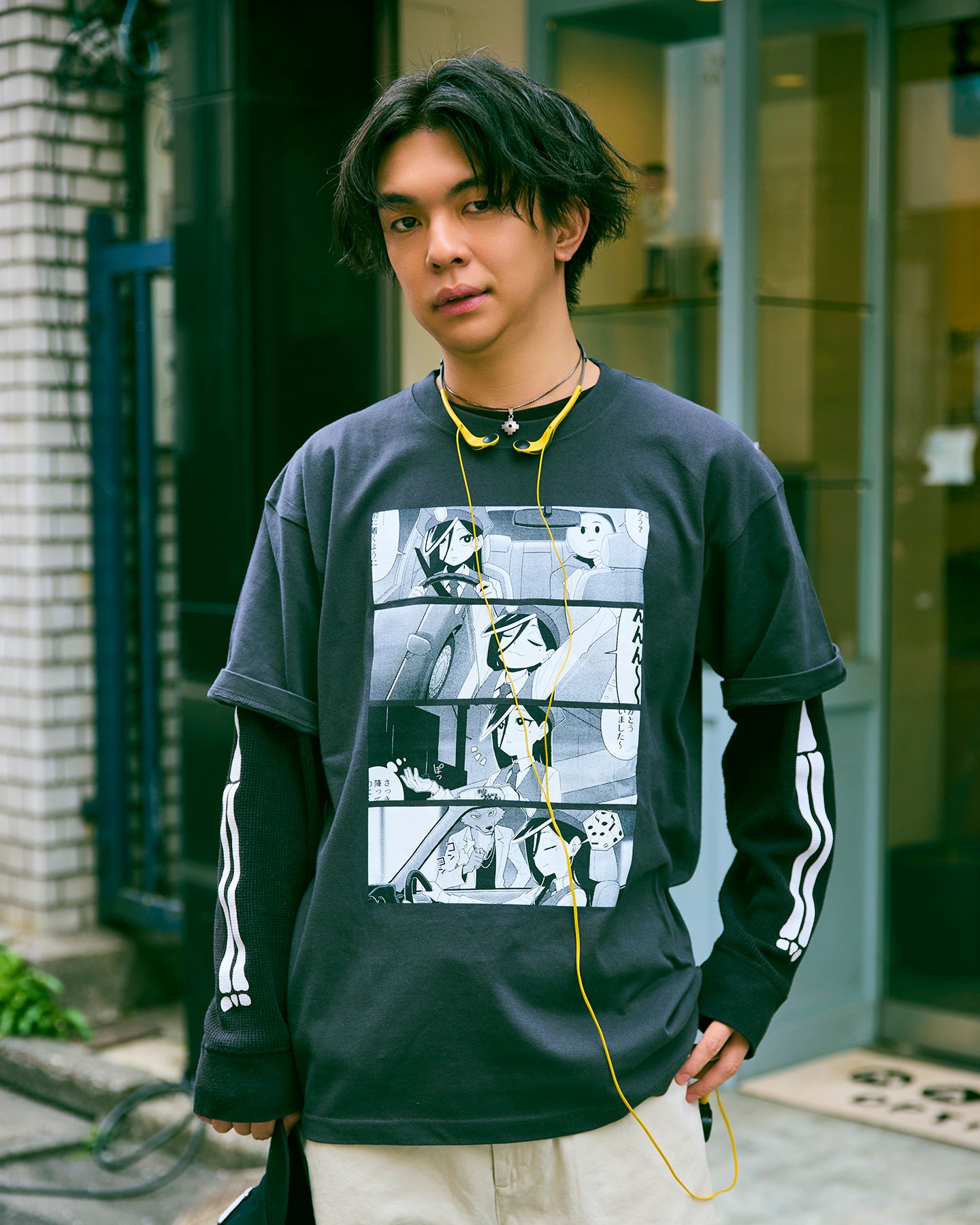 存在しない漫画の1コマbotコラボ MIMICRY Tシャツ