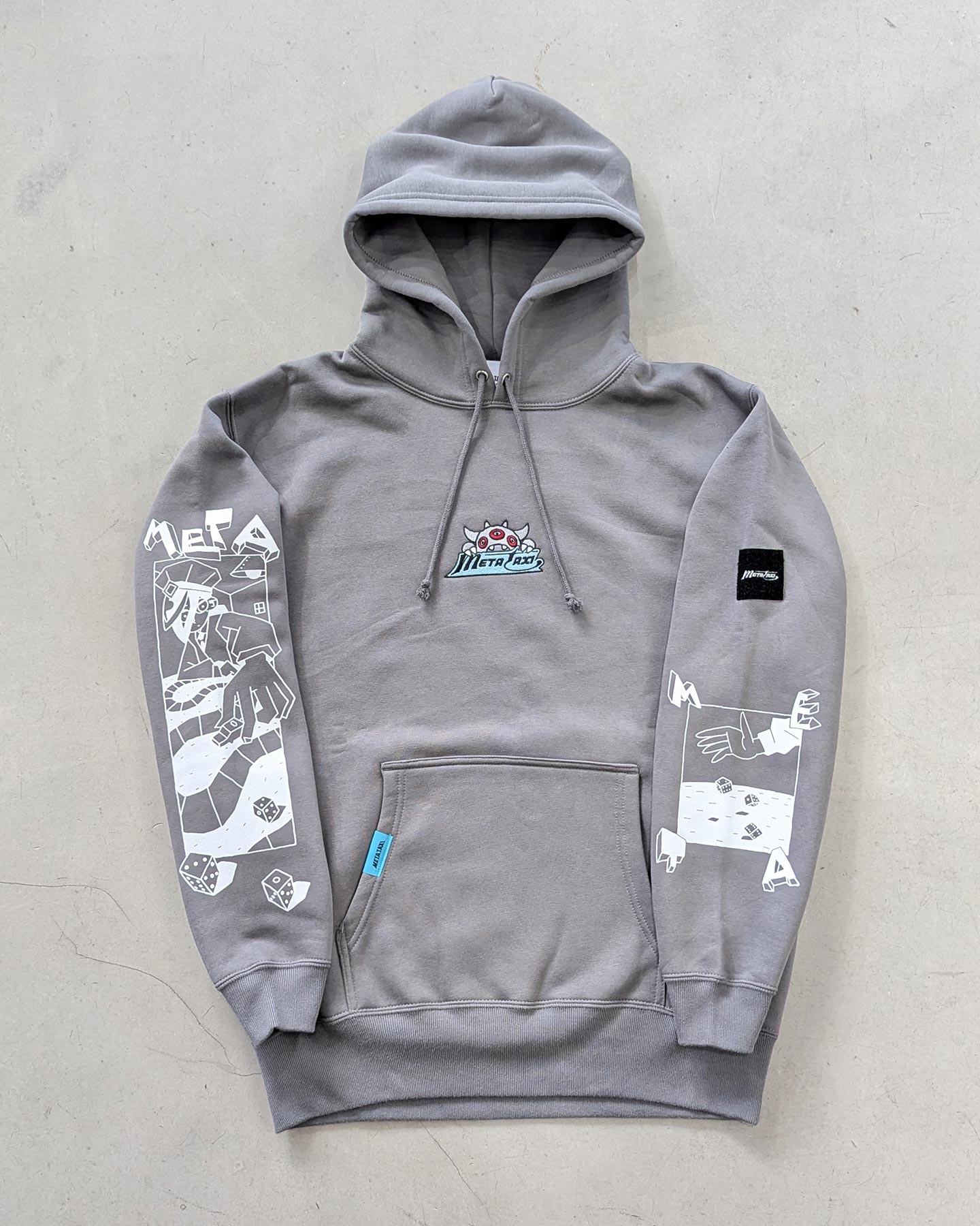 ohutonコラボ アバターフーディー （グレー）【Mimic Sleeve】