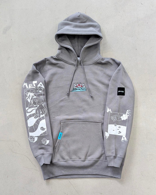 ohutonコラボ アバターフーディー （グレー）【Mimic Sleeve】