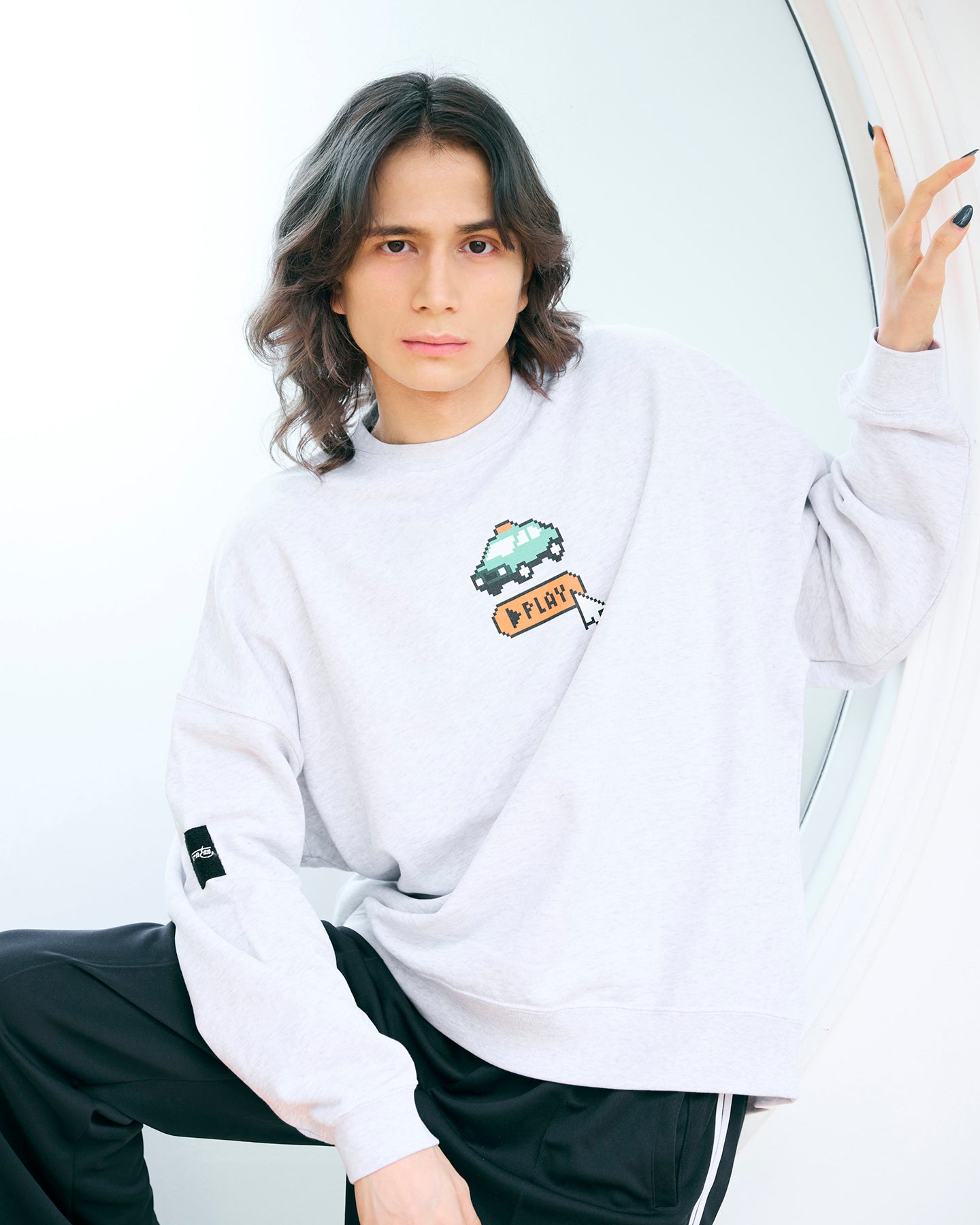 【予約商品】PLAYスウェット　グレー