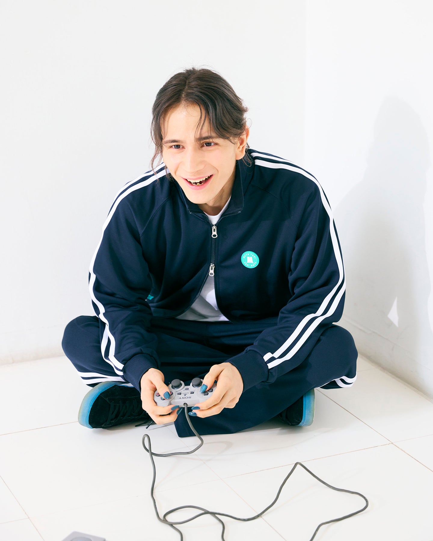 PLAYジャージトップス ネイビー – META TAXI STORE