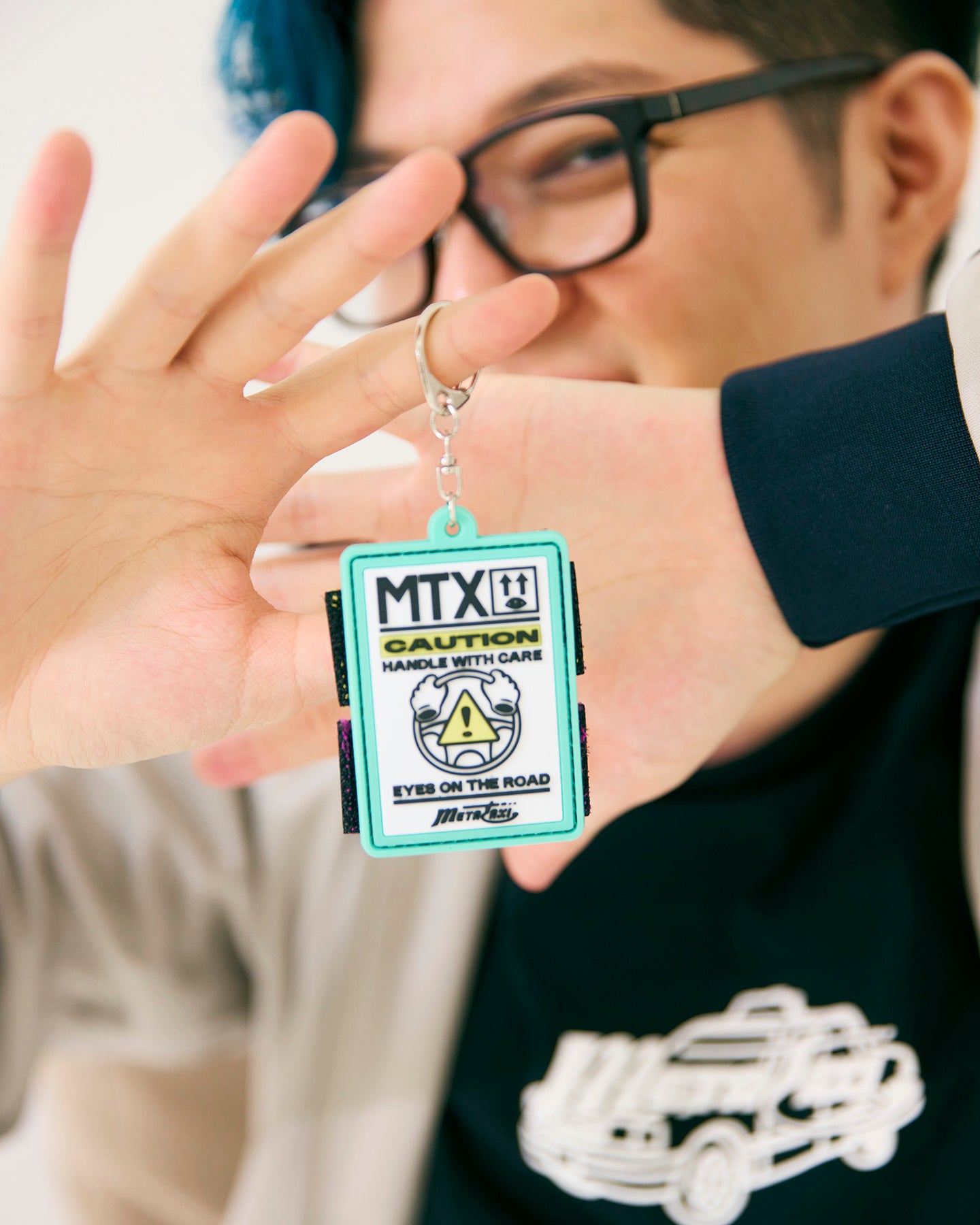 タグ風ラバーキーホルダー